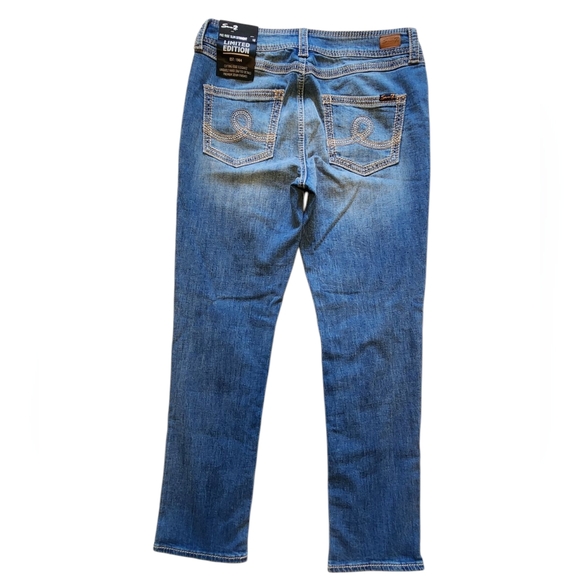 NWT Seven7 Mid Rise Slim Straight Limited Edition Jeans Size 12 - Picture 5 of 8